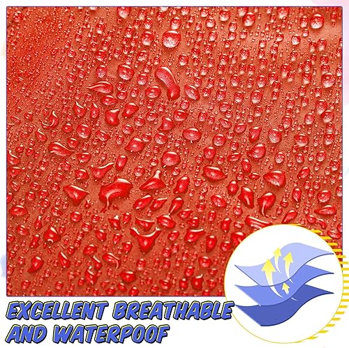 Miniatura 5 de Yahenda Batas de arte para niños, impermeables, con manga larga, 3 bolsillos, delantal para niños de 2 a 8 años