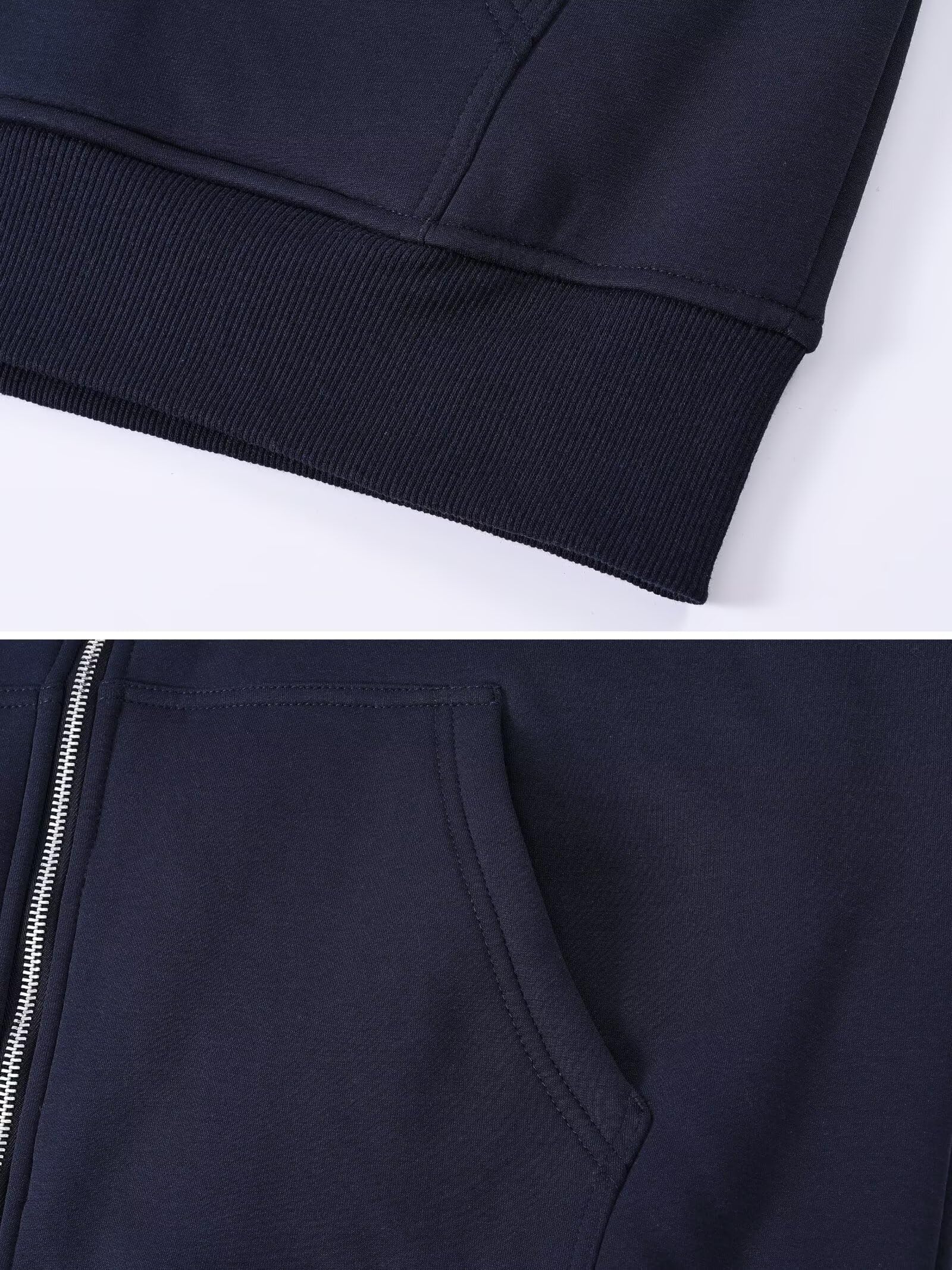 Felpa Uomo con Zip Giacca Invernale Sherpa