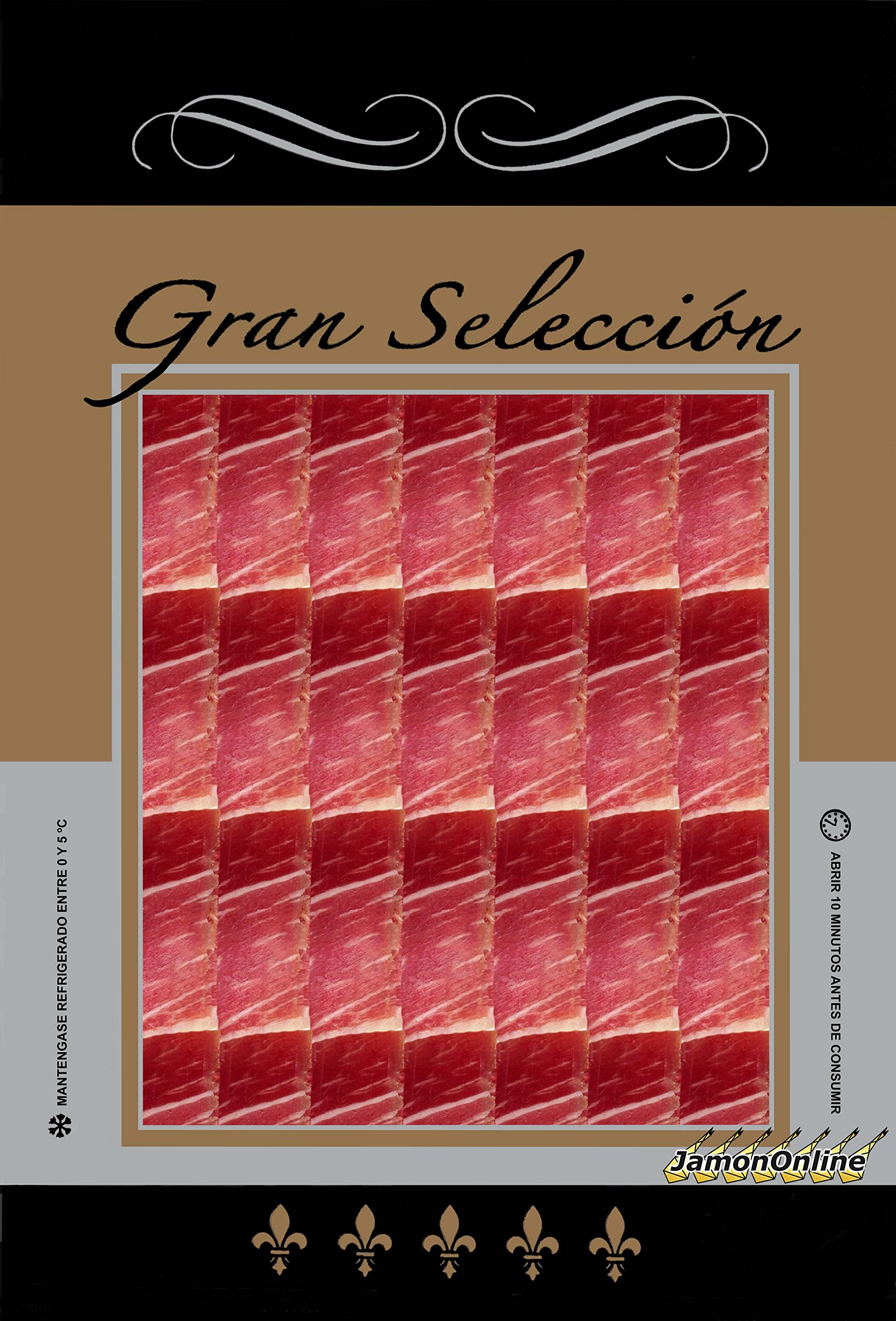 Jamón Ibérico Gran Selección JamonOnline - Cortado a Cuchillo - 9 x 100 gr