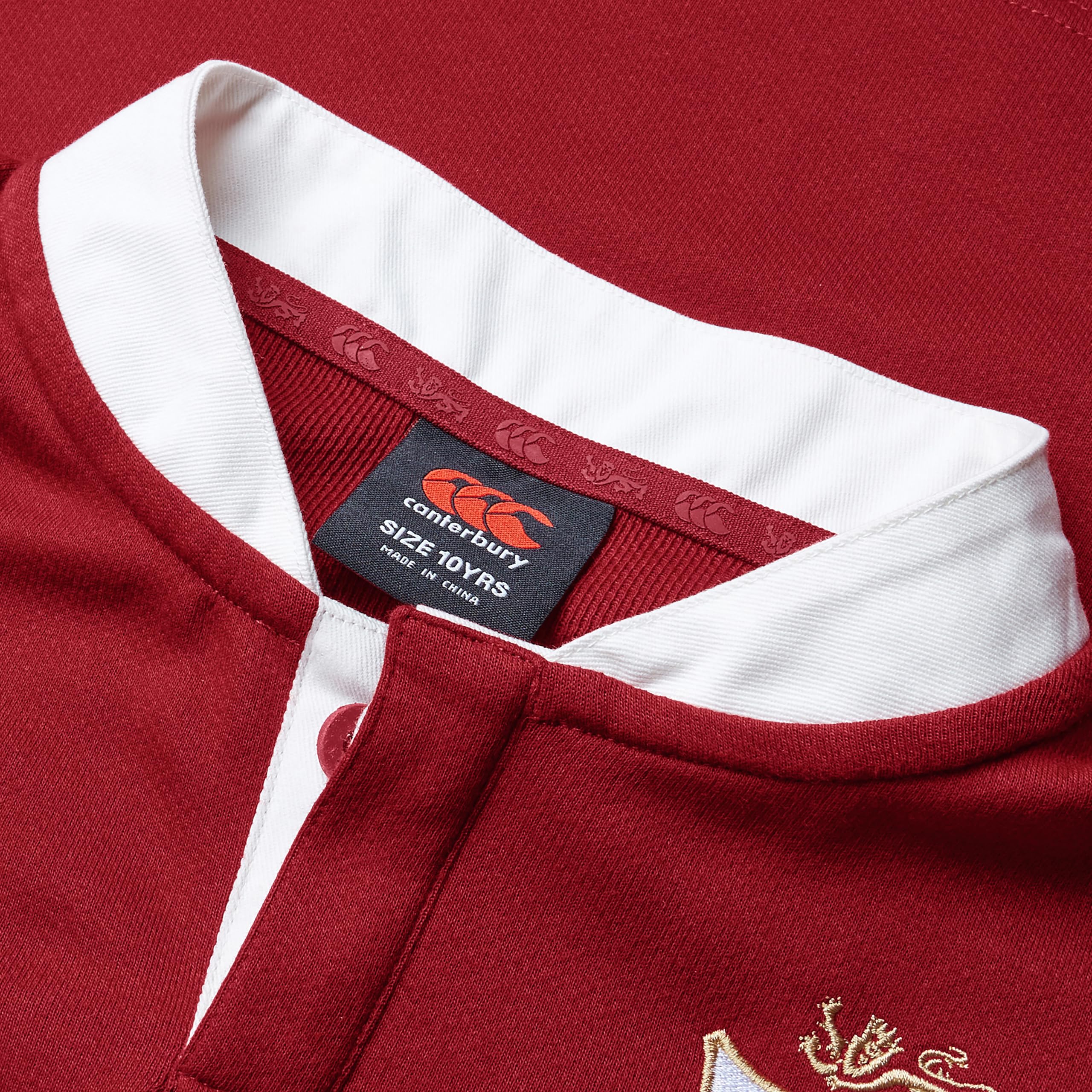 Canterbury British and Irish Lions Ls Classic Chemise Unisexe Enfants