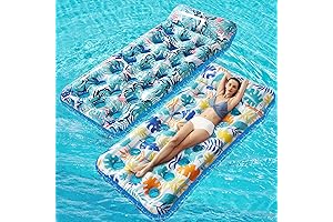 2 Pack Inflatable Pool Float Mat