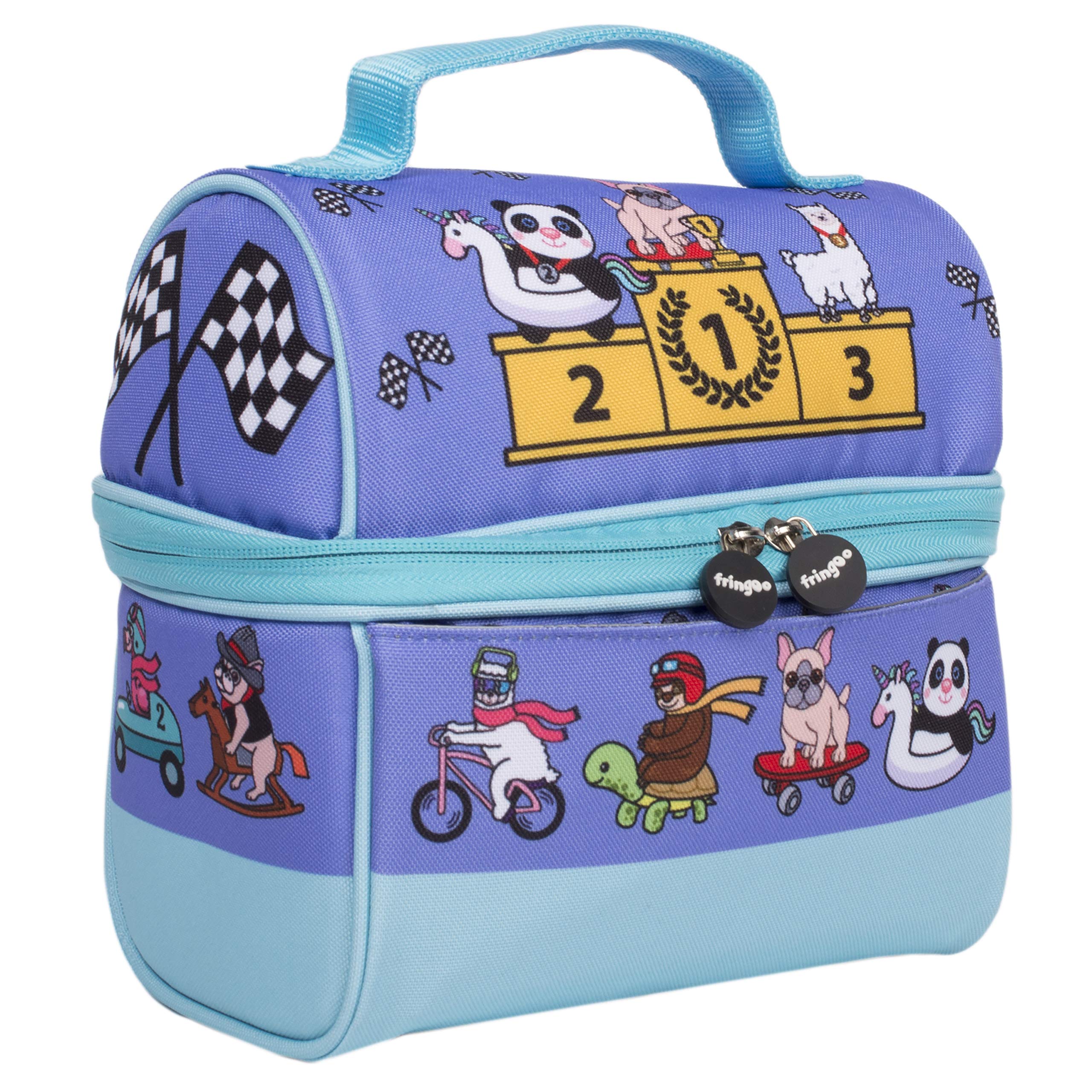 Sac Isotherme Repas Kurromi Enfant - Lunch Bag Pique-Nique École - 21x11.5x20cm - Isotherme Et Lavable