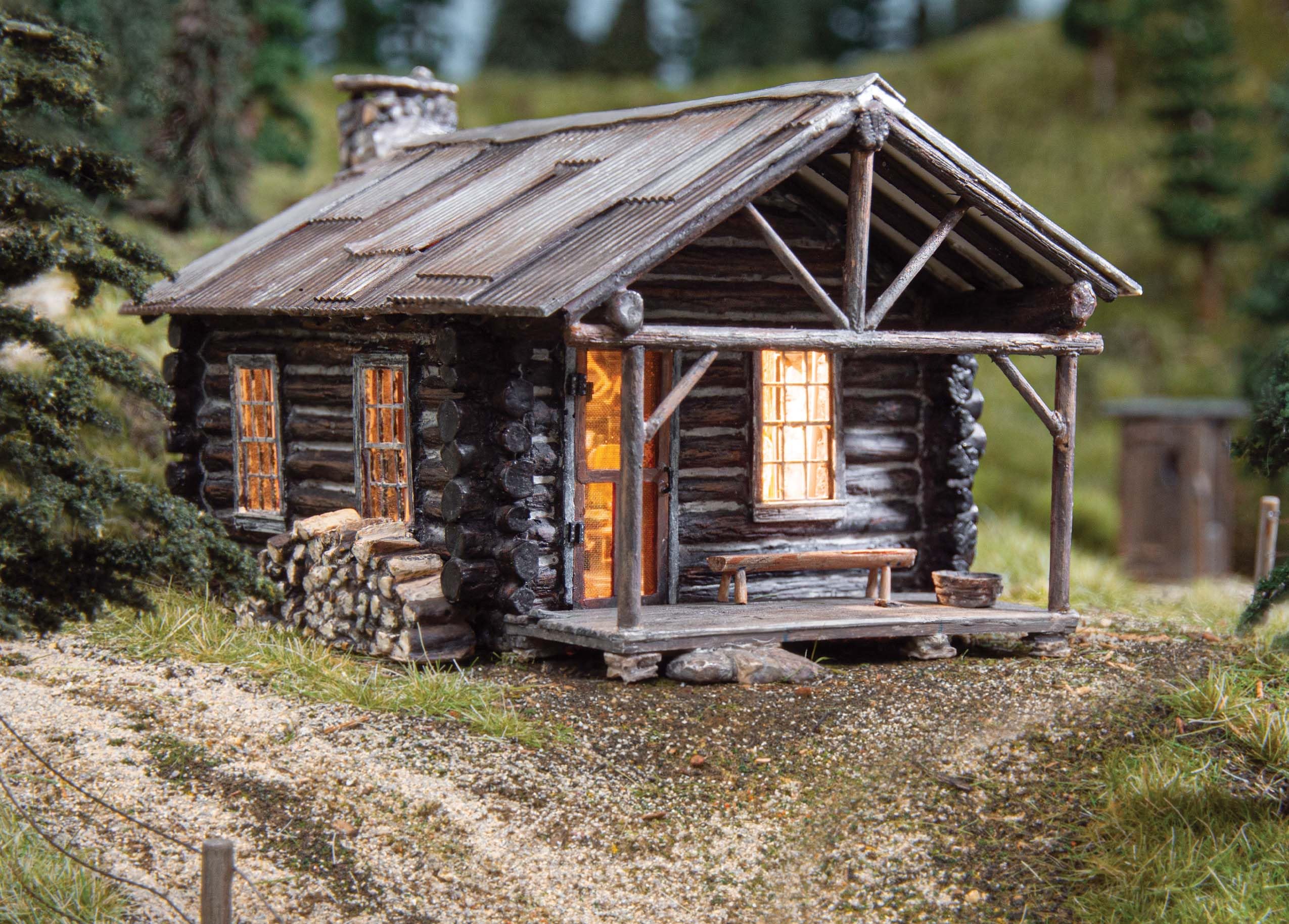 WOODLAND SCENICS Cozy Cabin HO Gauge BR5071 WDS5071