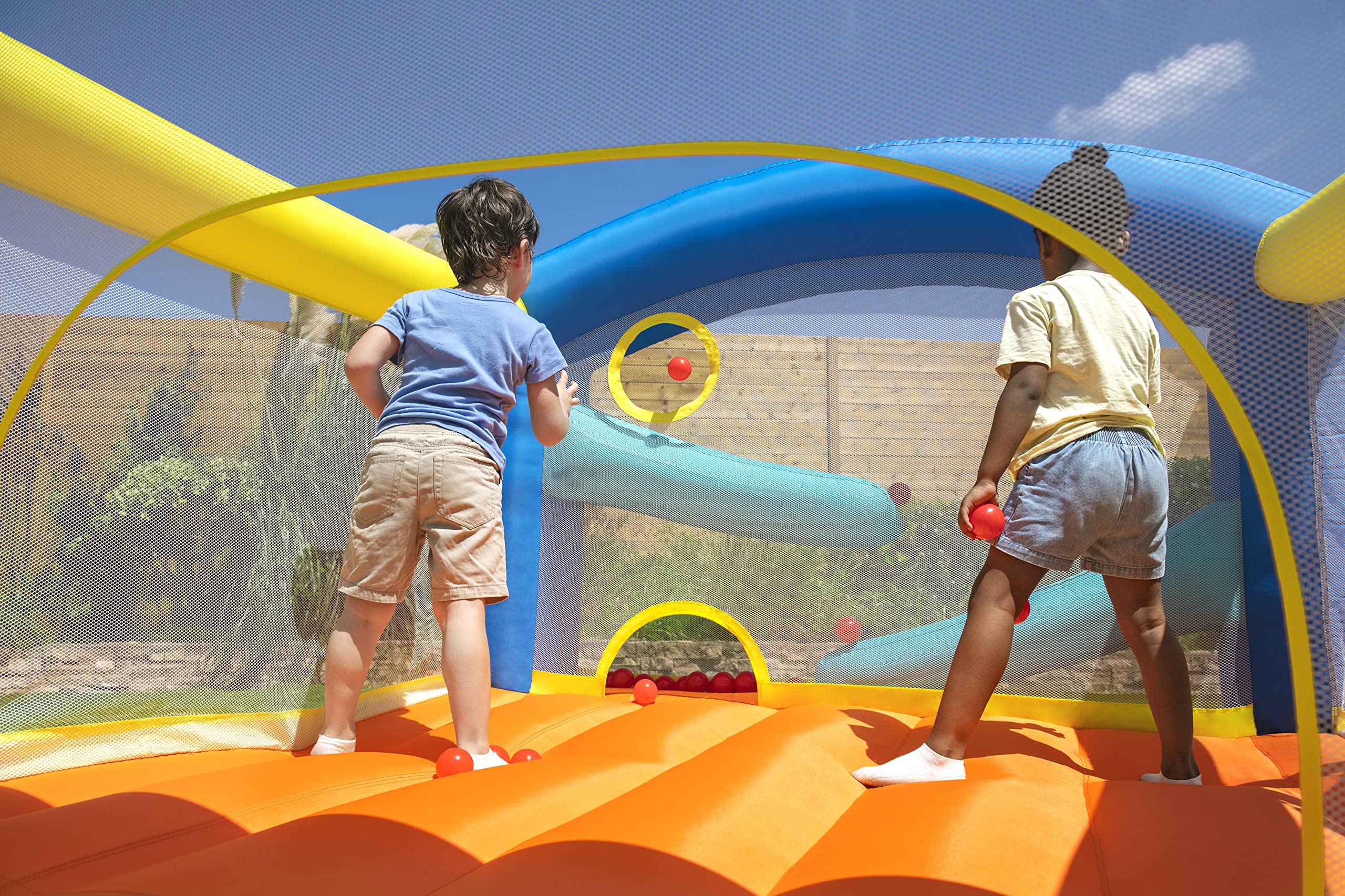 Bestway H2OGO zamek dmuchany z ciągłą dmuchawą Leap & Play 289 x 213 x 173 cm