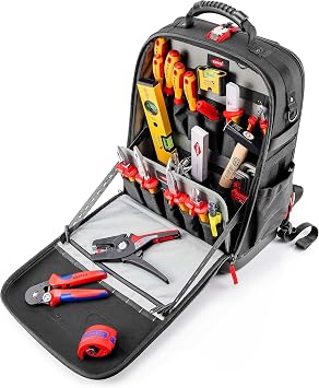 KNIPEX Tool Backpack Modular X18 Electric 22 Parts 530 mm, 00 21 50 E
