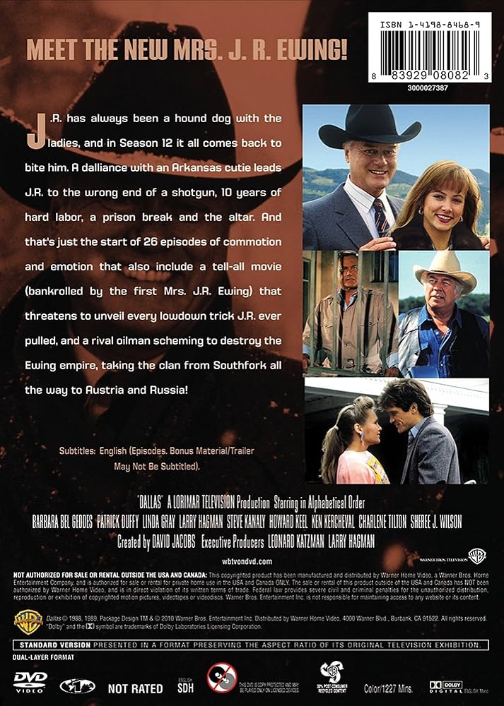 Dallas: Complete Twelfth Season : Amazon.com.au: Movies & TV