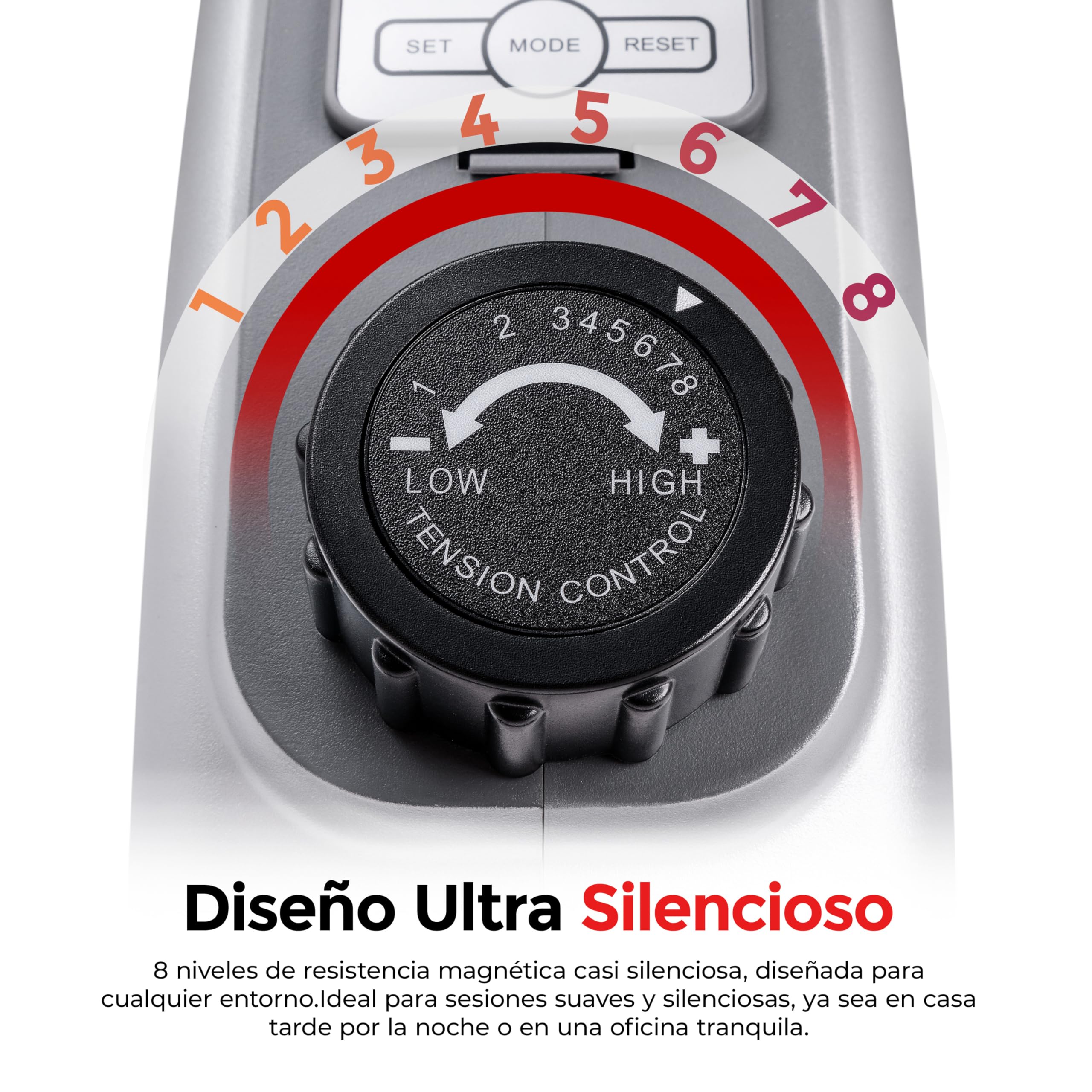 Sunny Health & Fitness Mini Bicicleta de Ejercicio, Pedaleador Sentado para Adultos Mayores, Bicicleta de Pedales para Brazos y Piernas Bajo Escritorio, Conexión Opcional a la SunnyFit App Gratuita