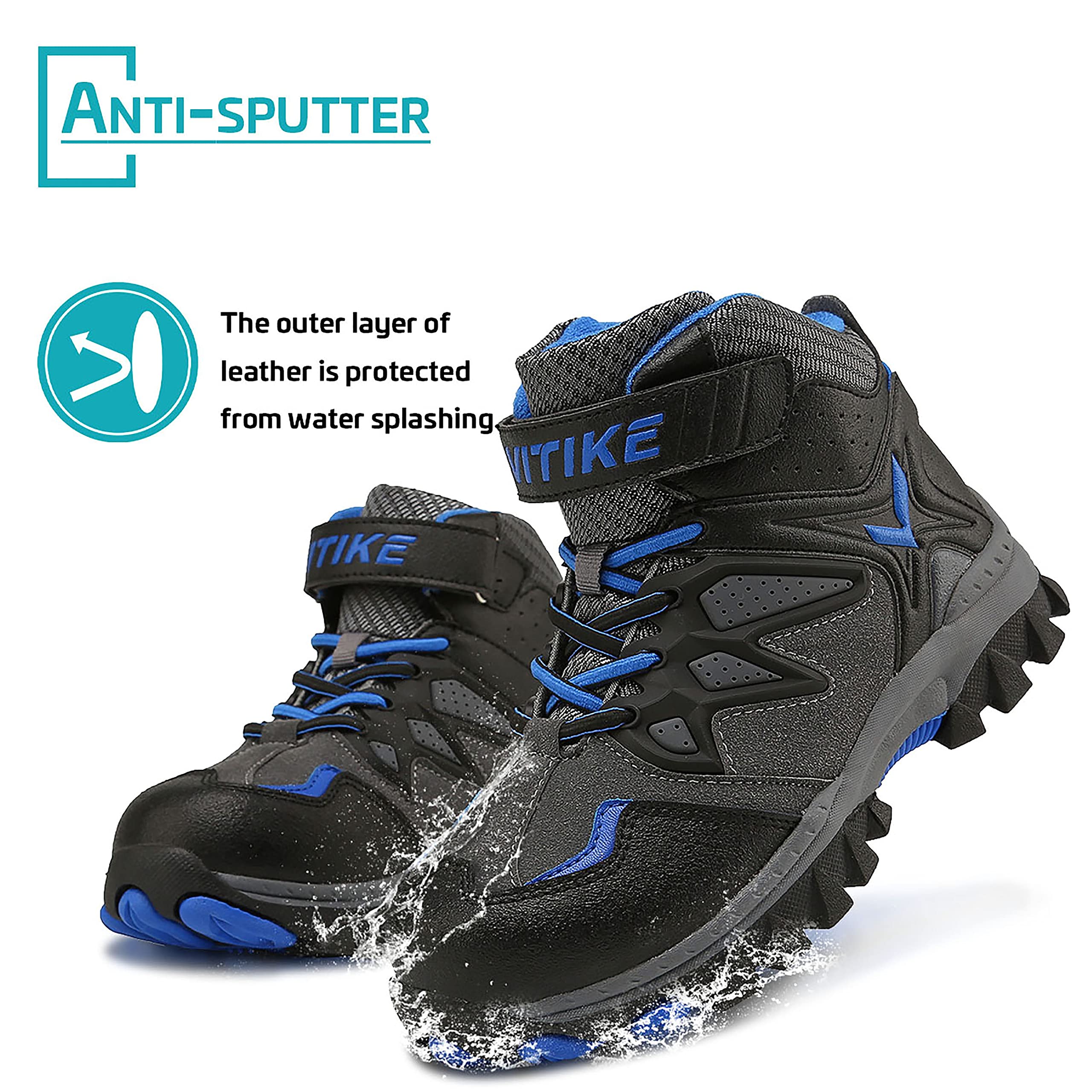 ASHION Botas de senderismo para Niños Botas de Montaña Botas de nieve Zapatos de Senderismo