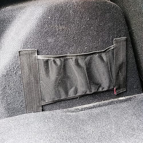 Miniatura 6 de Red de carga de malla para coche, SUV, maletero, red de carga elástica, bolsillo organizador de calcomanías de pared, bolsa de almacenamiento,