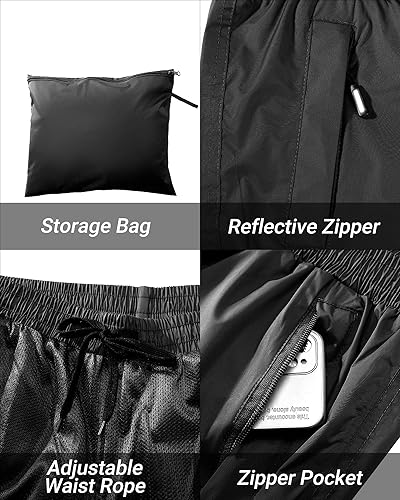 Miniatura 5 de Outdoor Ventures Traje de lluvia para hombre, impermeable, transpirable, traje de lluvia para golf, trajes de lluvia para hombre (chaquetas y