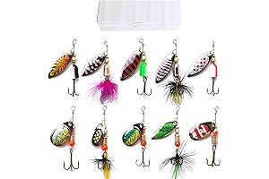 KINGFOREST - Premium Freshwater Fishing Lures Kit: A Tackle Box of Success