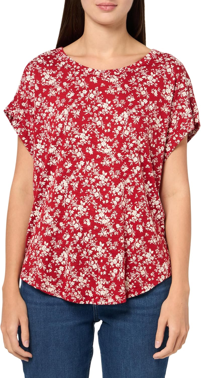 Lucky Brand Womens Short Sleeve Sandwash Dolman Tee