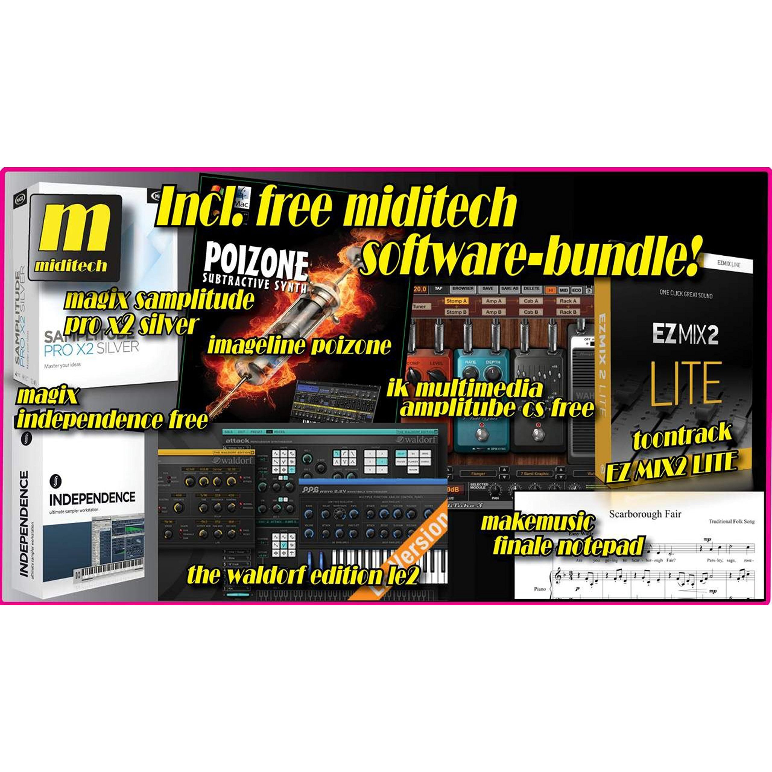 MIDITECH GARAGE KEY GROOVE Clavier USB MIDI 25 touches