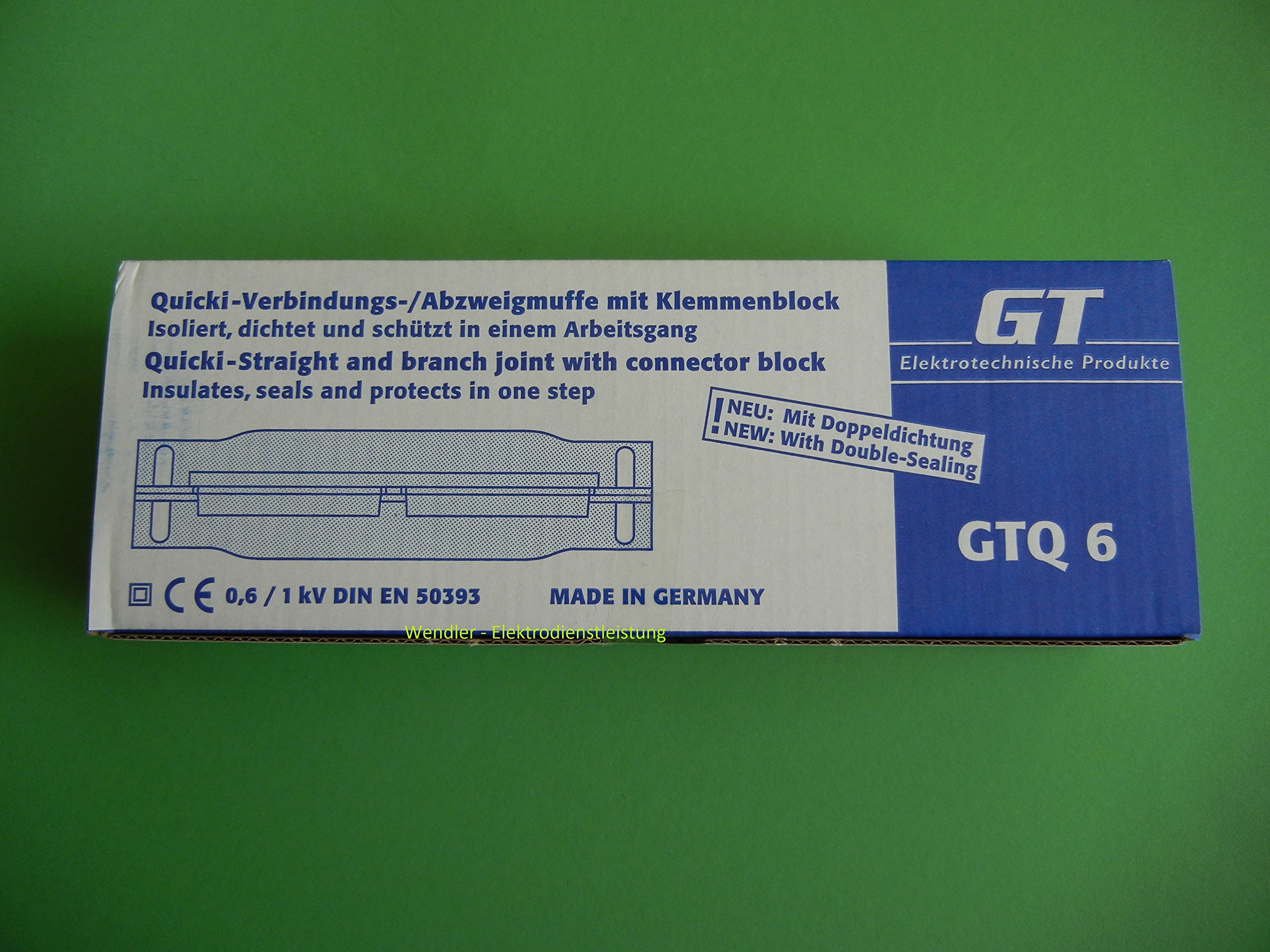GT Elektrotechniczna złączka żelowa GTQ 6 do 5x6 Quicki mufa łączeniowa/przejściowa 4022589023184