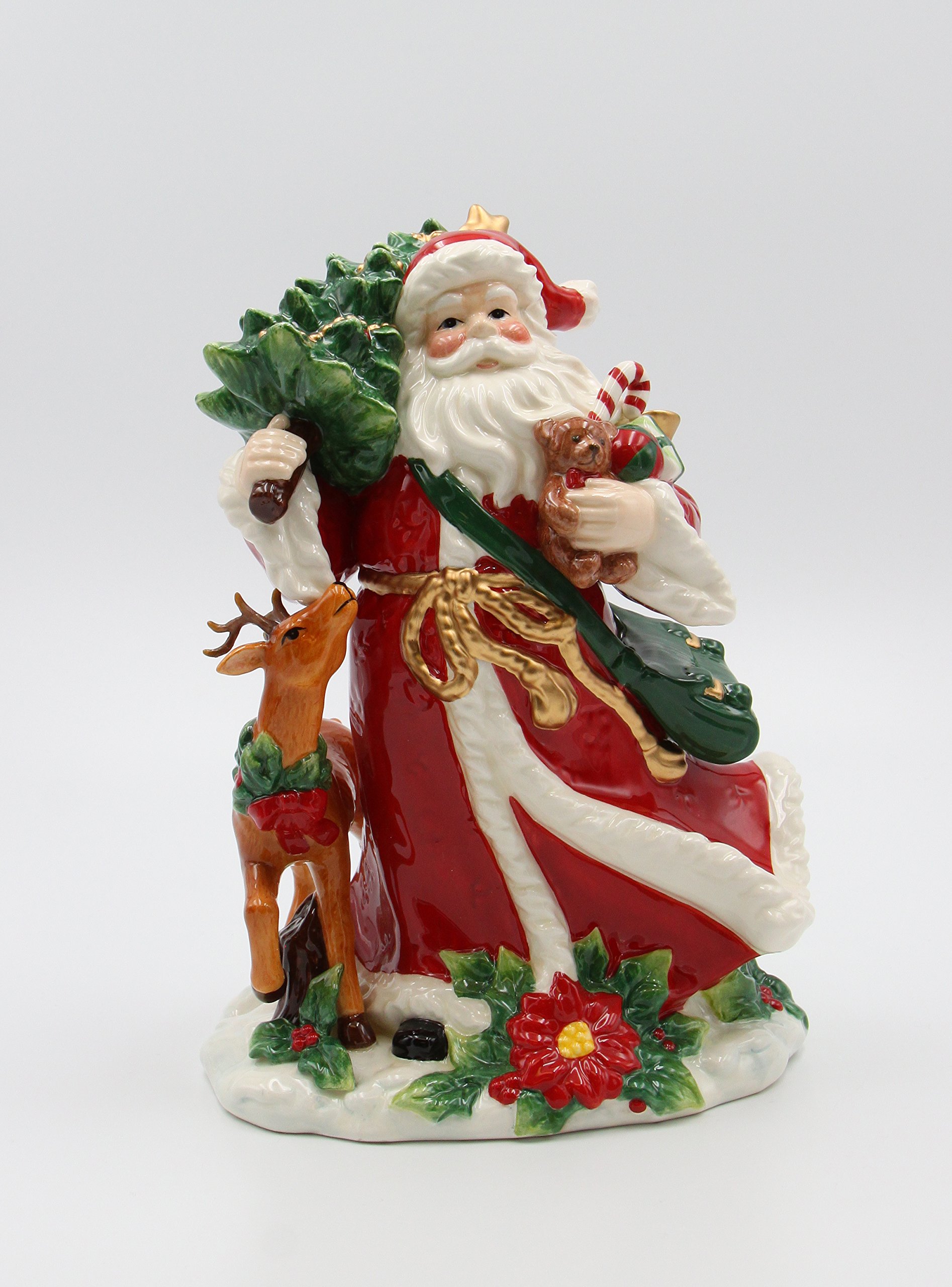 Cosmos Gifts Figura de Papá Noel, Color Rojo