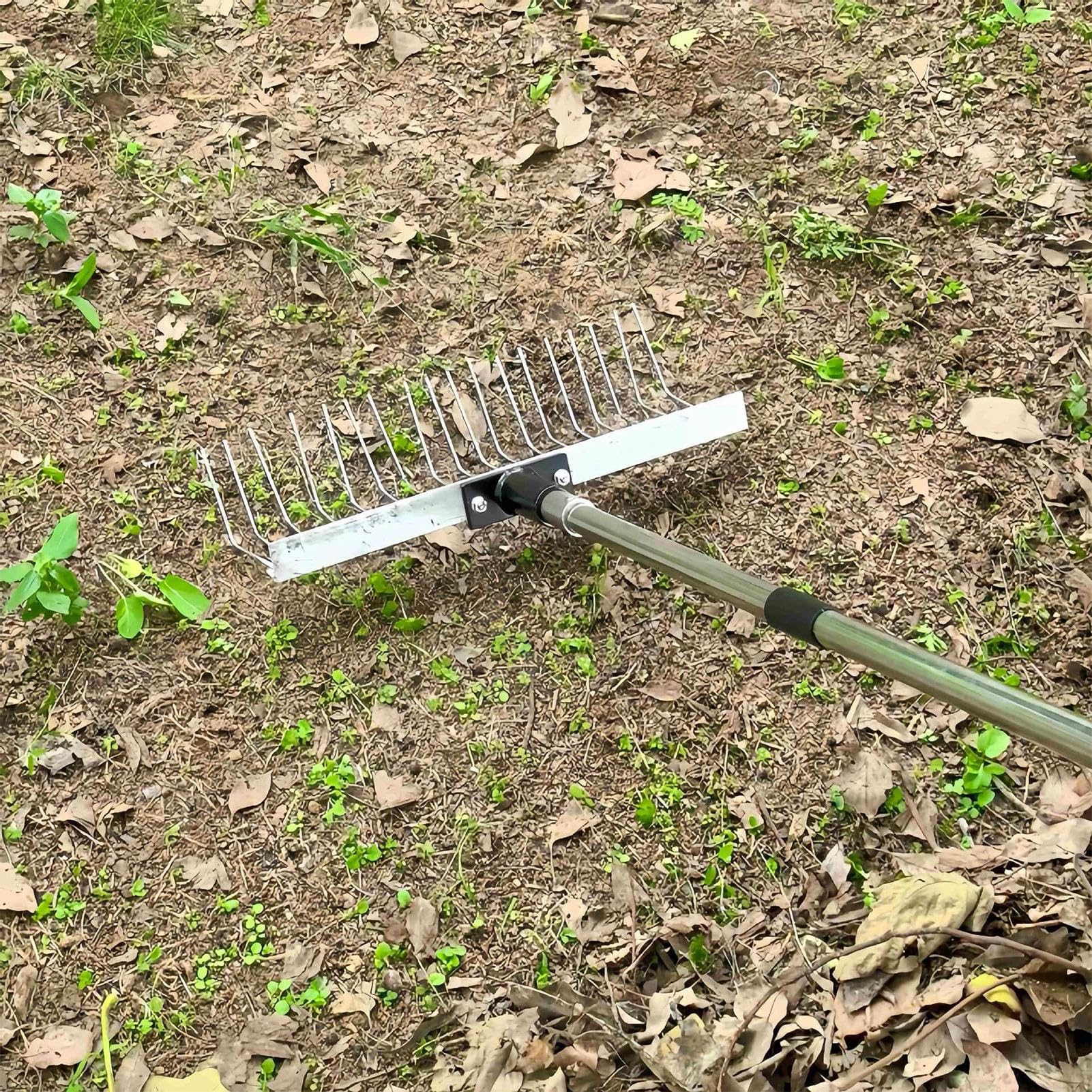Râteau de Jardin Outil de Jardinage Robuste pour ratisser