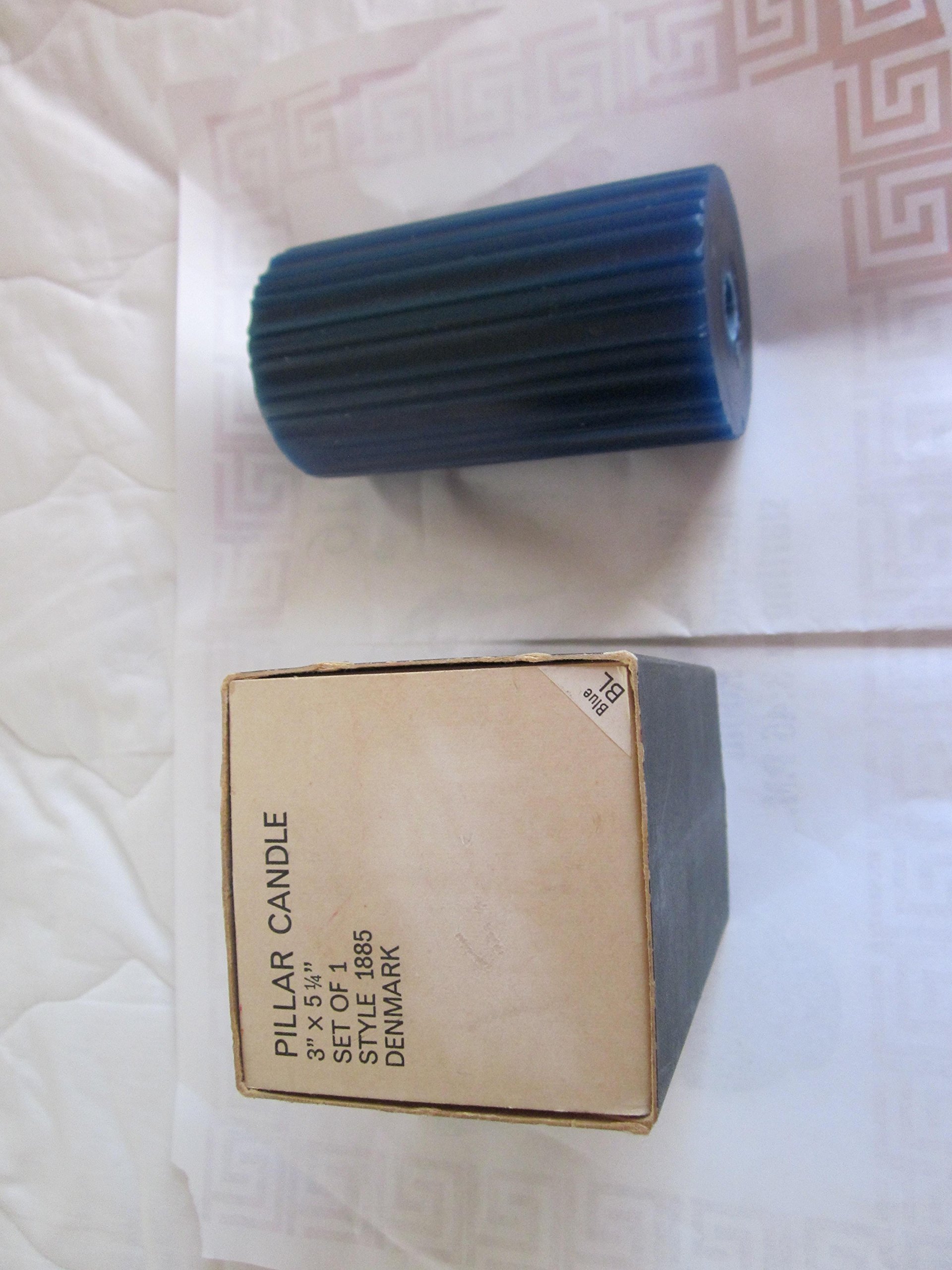 DANSK Designs, Ltd. Pillar Candle, Blue