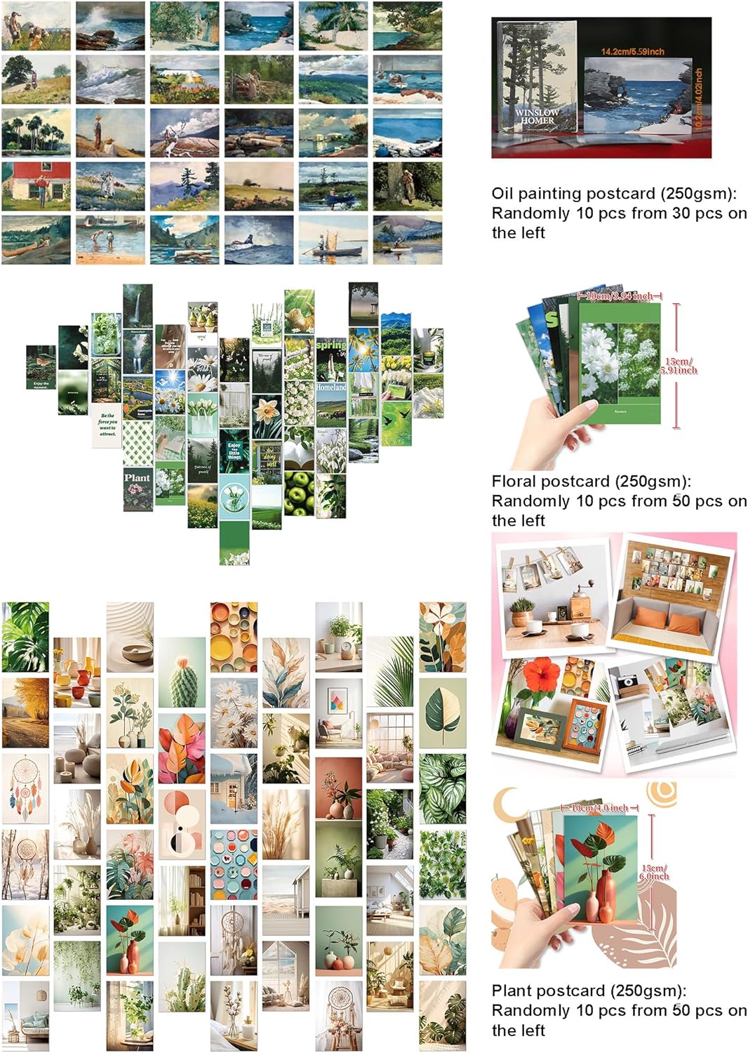 Family Greeting Cards Set 54-in-1, 54 Pack All Occasion Greeting Cards with Envelopes & Stickers
