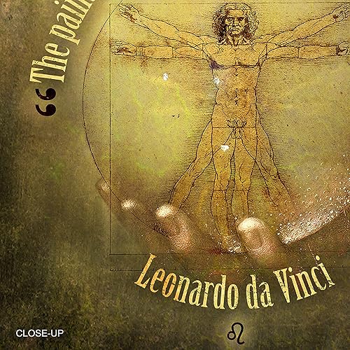 Miniatura 2 de Collage digital y cita de Leonardo da Vinci, El pintor  La pintura - Impresión inspiradorafilosófica (grande, enmarcado)