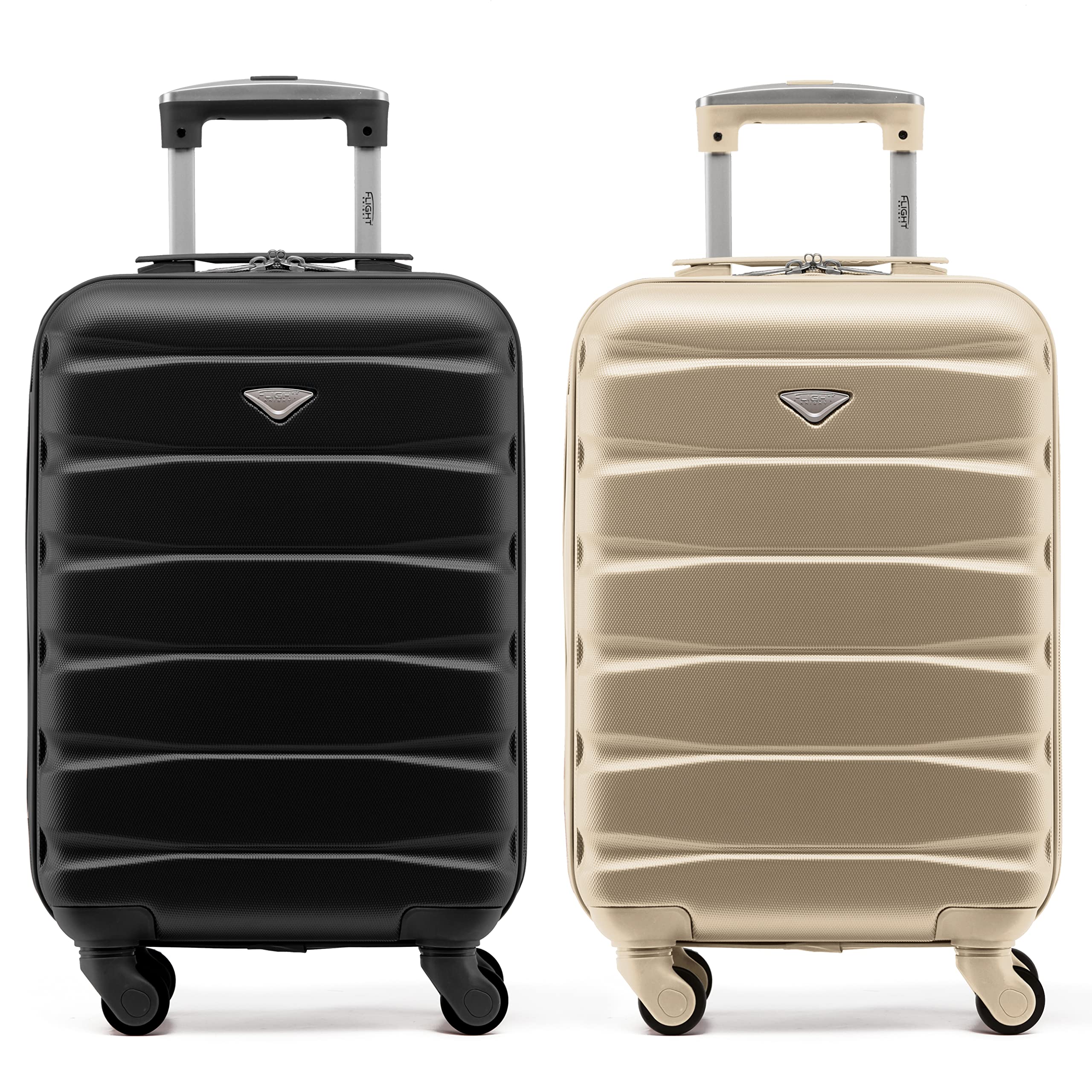 Flight Knight Suitcase Set of 2 Lightweight 4 Wheel ABS Hard Case Cabin Carry On Hand Luggage Approved for Over 100 Airlines Including easyJet, British Airways, Ryanair & Many More 55x35x20cm — view 24