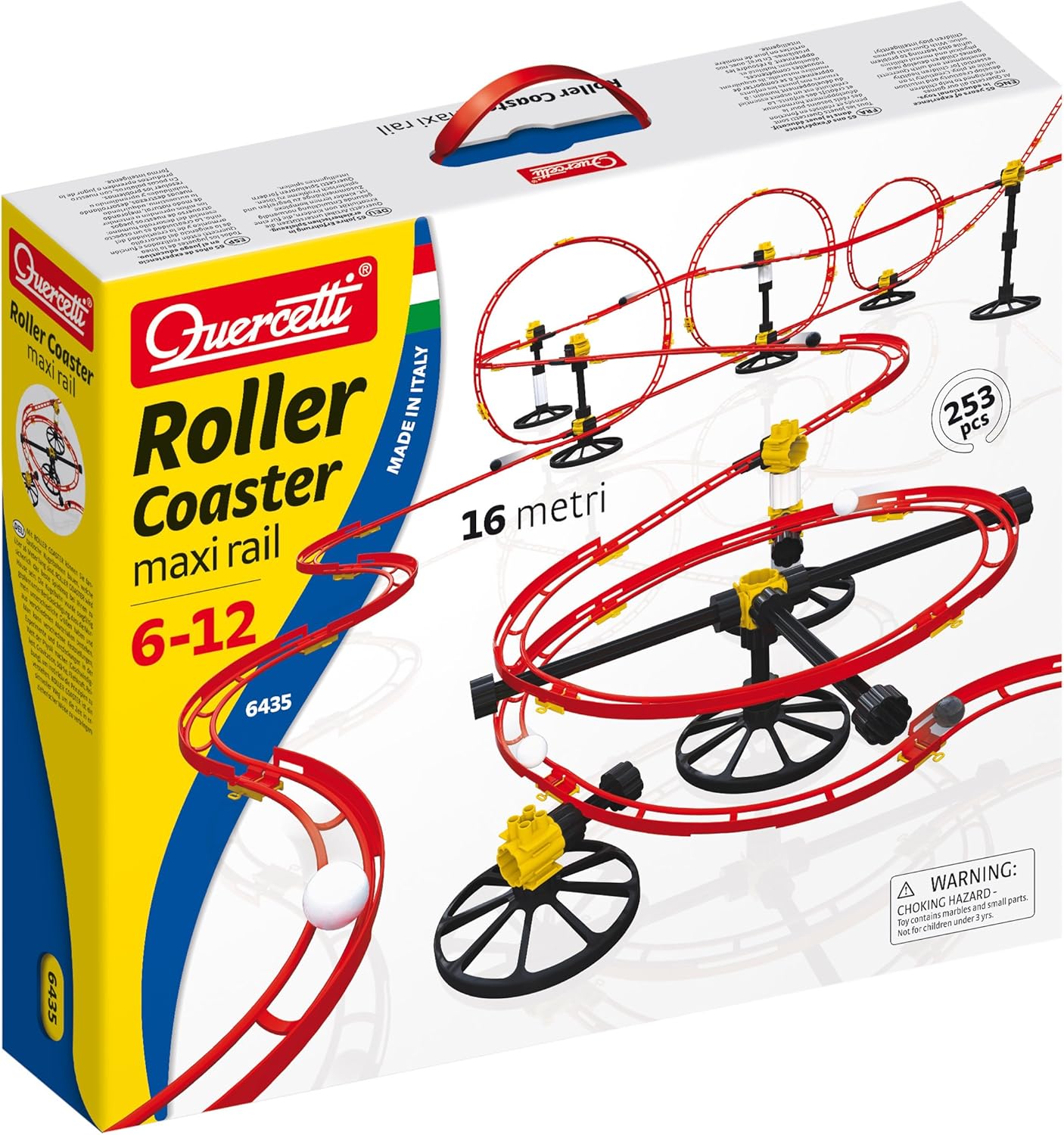 Quercetti Marble Run Roller Coaster Toys & Games