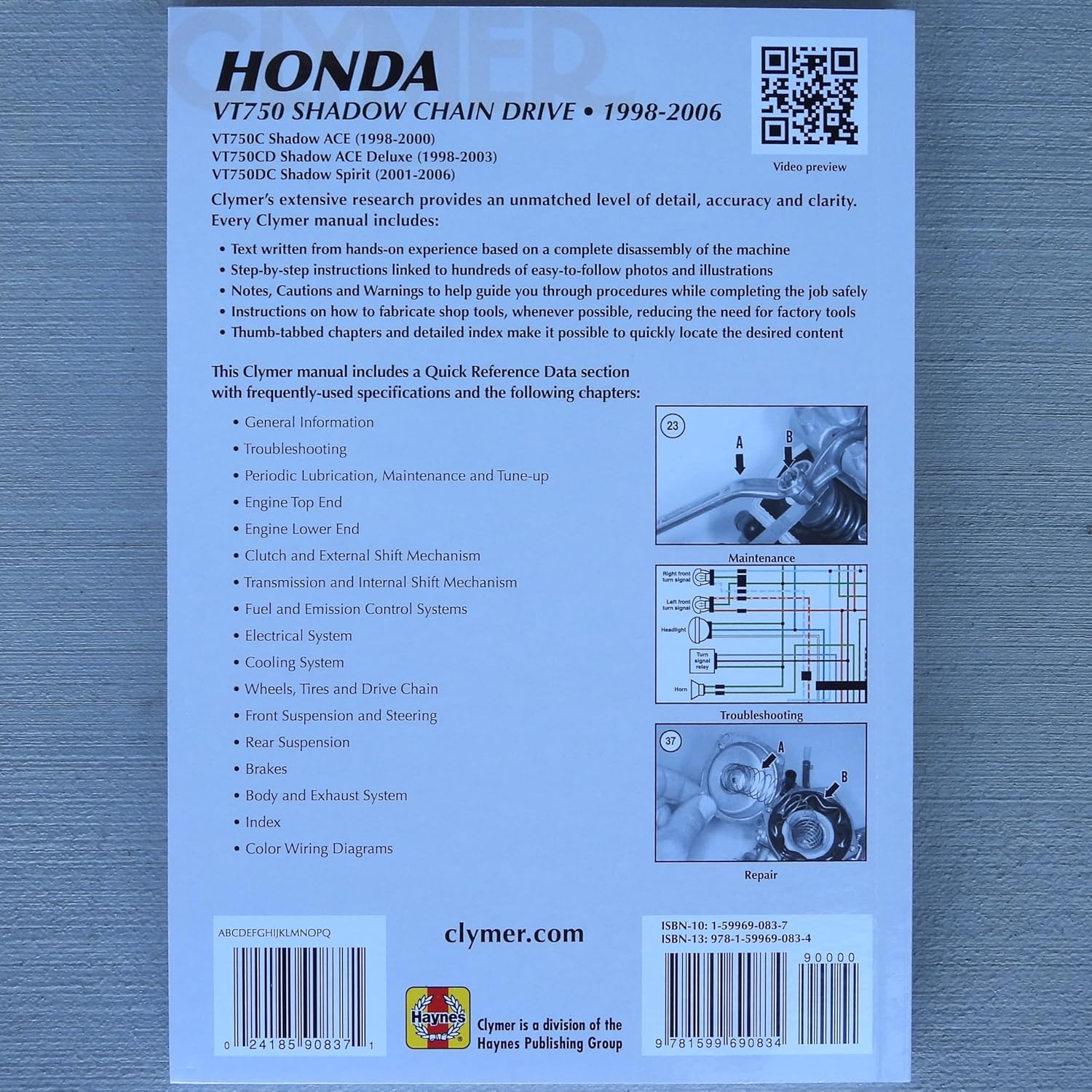 Clymer Repair Manual M314-3