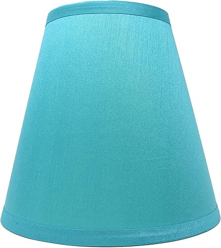 Pantalla para lámpara Urbanest de seda sintética, reverso rígido, de 5 x 9 x 8.5 pulgadas, ajuste de araña