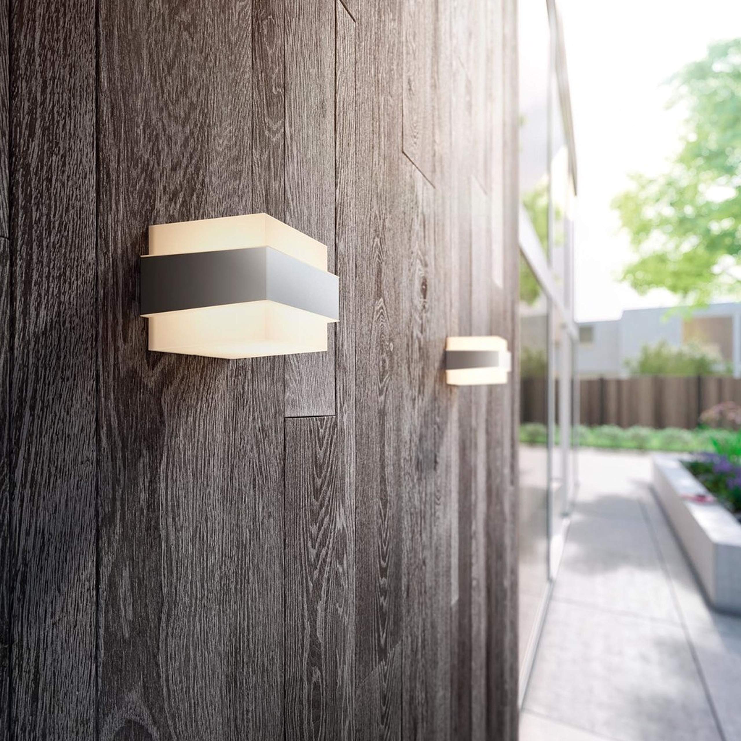Philips Shovel Applique LED da esterno, Attacco E27, Acciaio inossidabile