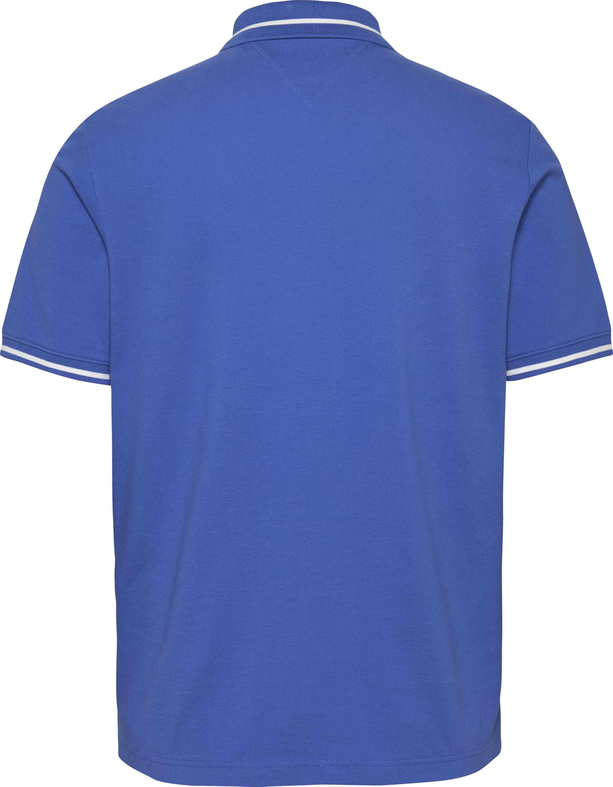 Tommy Jeans Herren-Poloshirt, kurzärmelig, Normale Passform, Blau (Tempo Blue), S – Ansicht 3