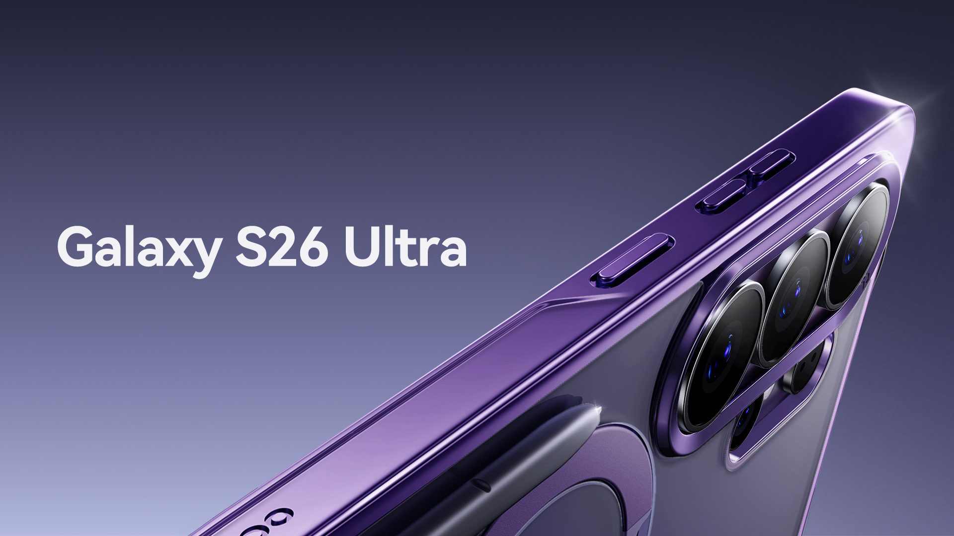 Watch Cobalt Violet for Samsung Galaxy S26 Ultra Case ﹙6.9