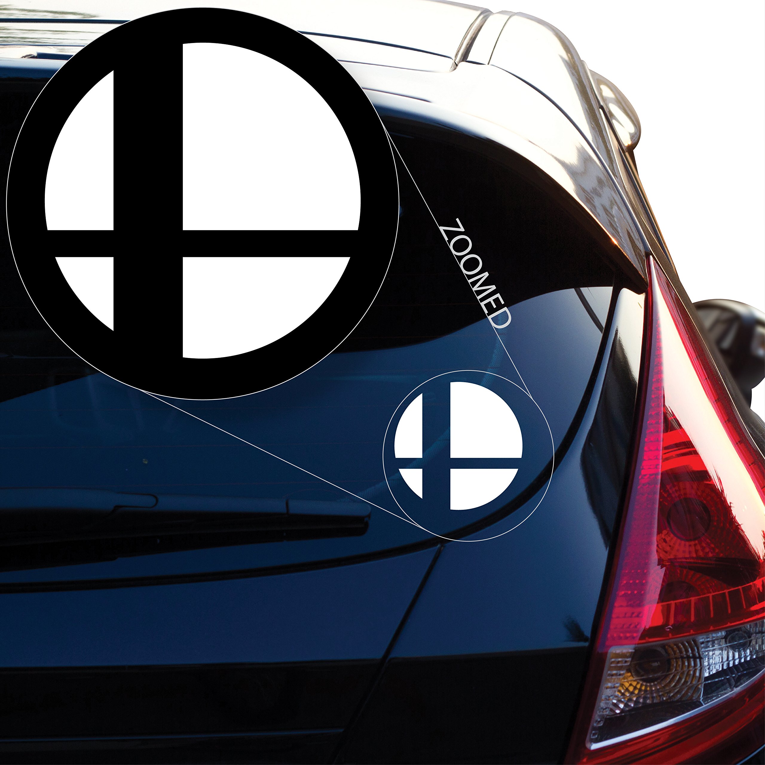 Yoonek GraphicsSuper Smash Bros Decal Sticker for Car Window, Laptop and More. # 524 4" x 4" White 524
