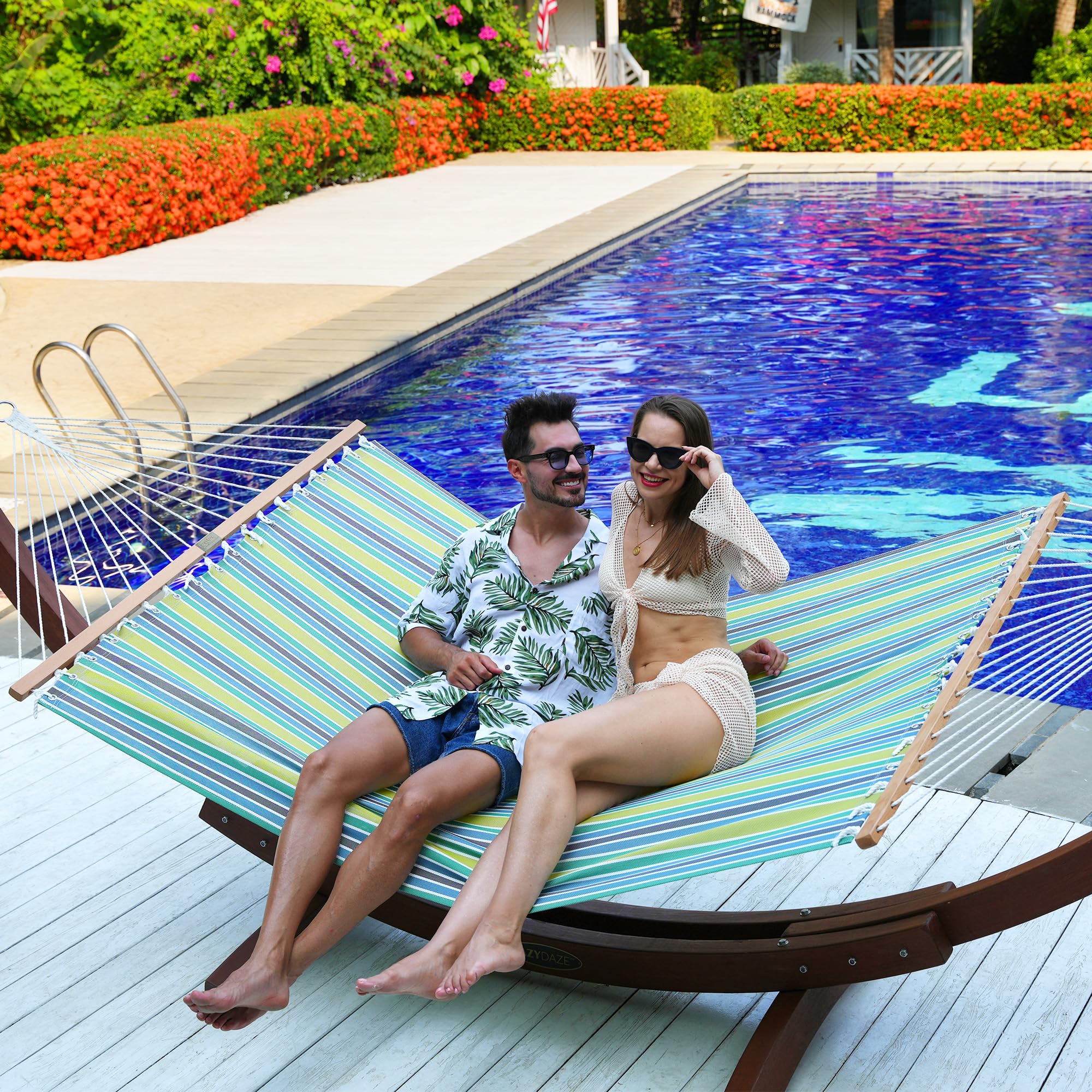 Amazon.com : Lazy Daze Hammocks Quick Dry Hammock with Spreader