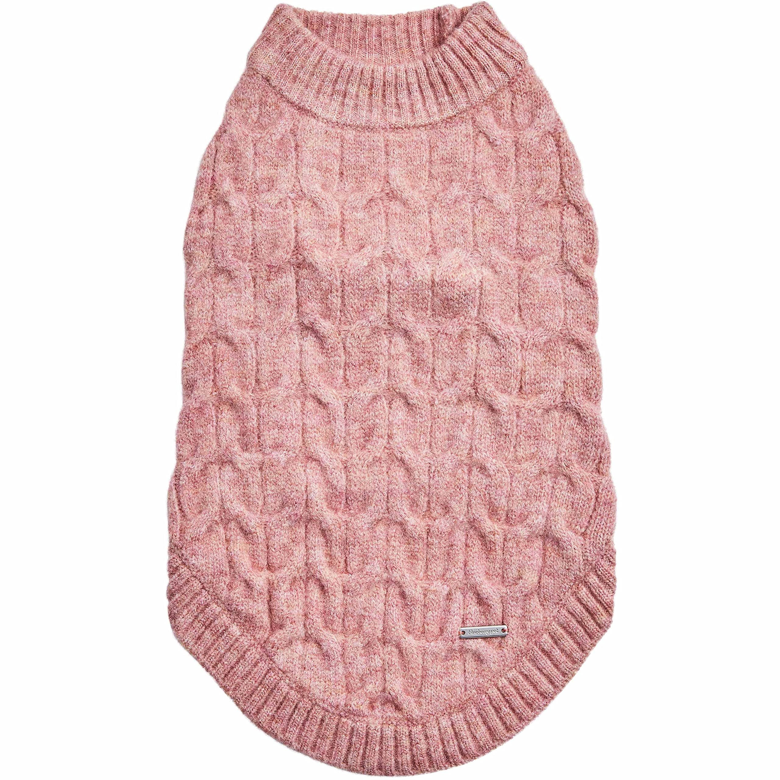 Blueberry Pet Classic Fuzzy Knit Sweater
