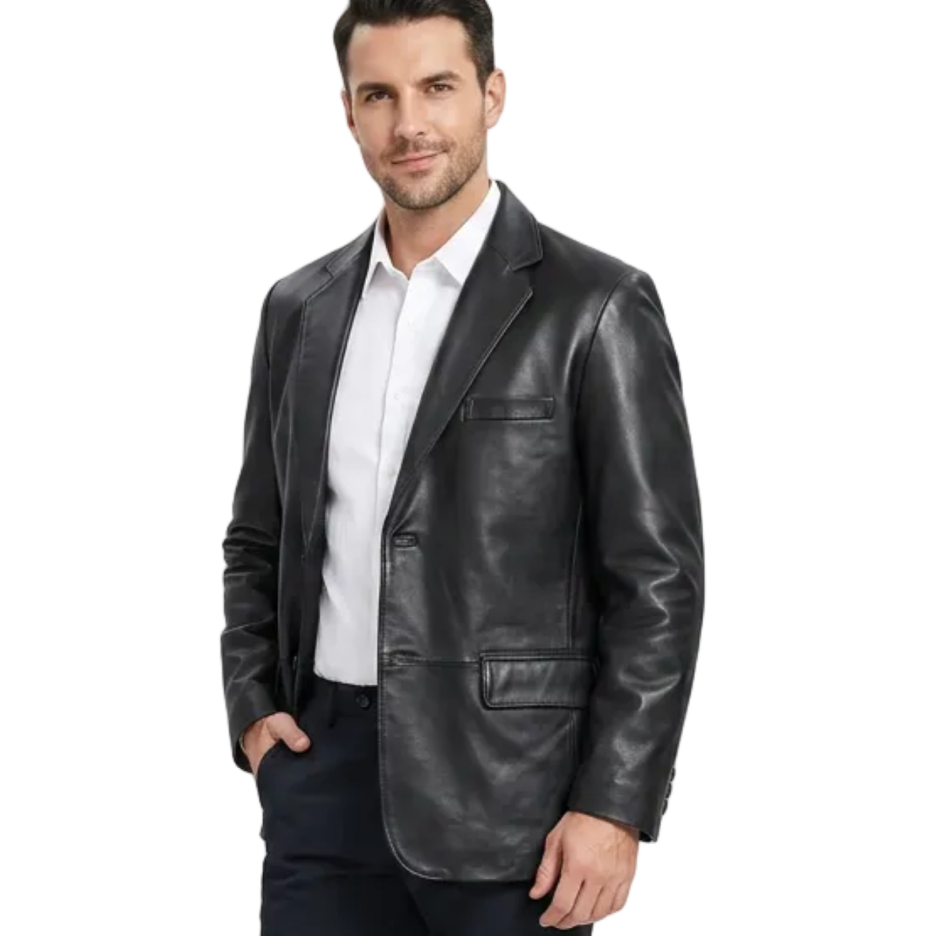 REED EST. 1950 Men's Genuine Leather Blazer Coat – Classic Sport