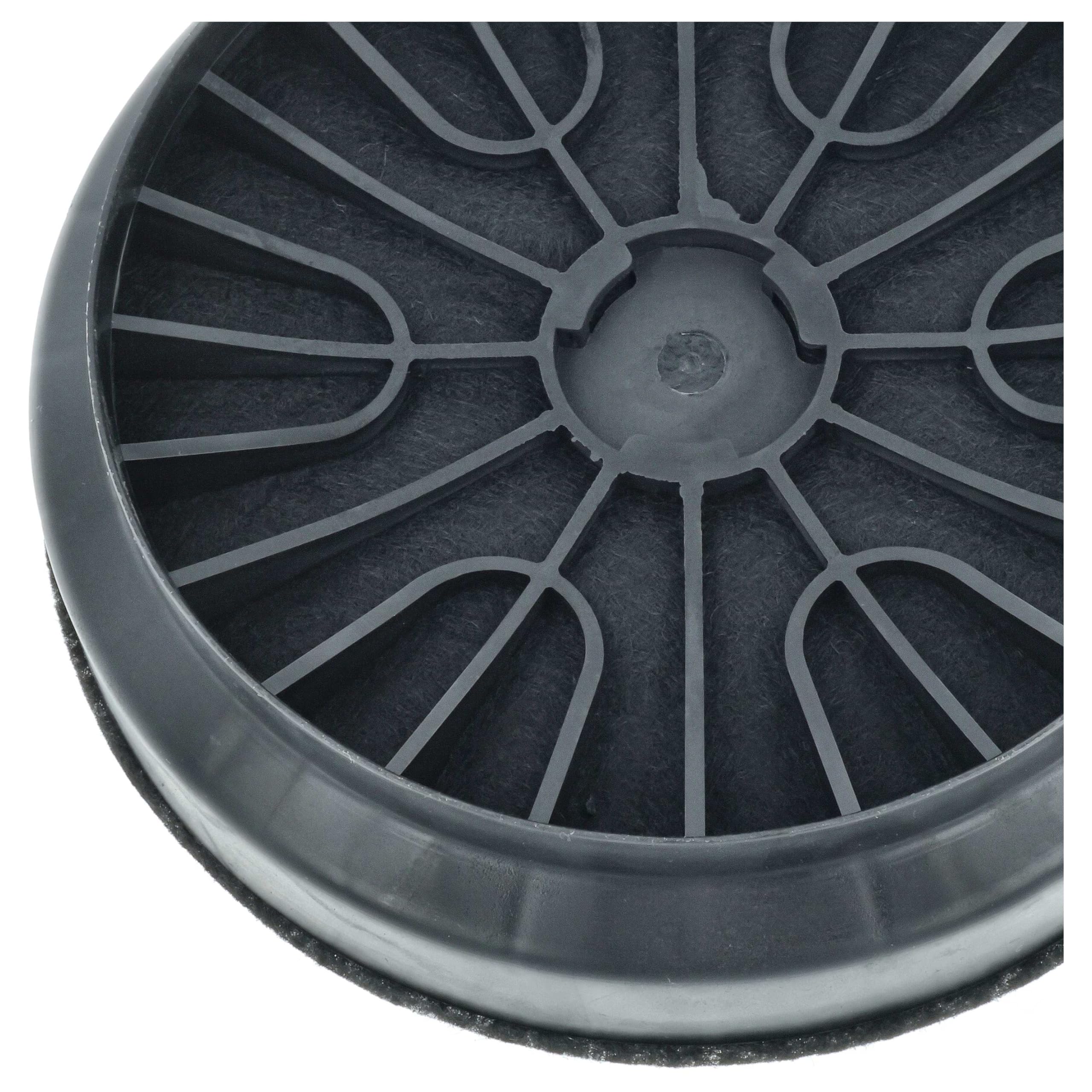 vhbw 4x filtro a carboni attivi sostituisce Siemens LZ52751 per cappe aspiranti - 19 cm
