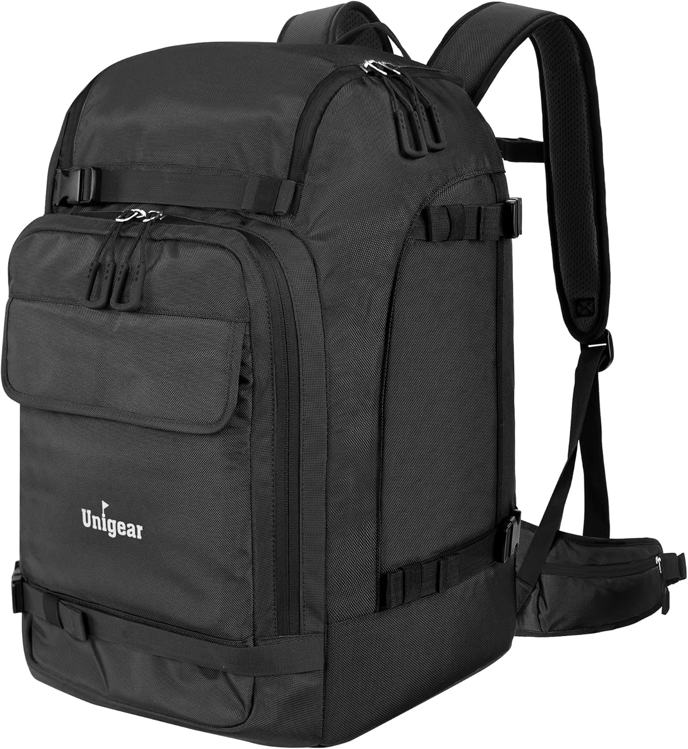Unigear Ski Boot Bag, 70L Ski Boot Travel Backpack for Ski Helmet, Goggles, Gloves, Skis, Snowboard & Accessories(Black) Unigear Ski Boot Bag, 70L Ski Boot Travel Backpack for Ski Helmet, Goggles, Gloves, Skis, Snowboard & Accessories(Black)