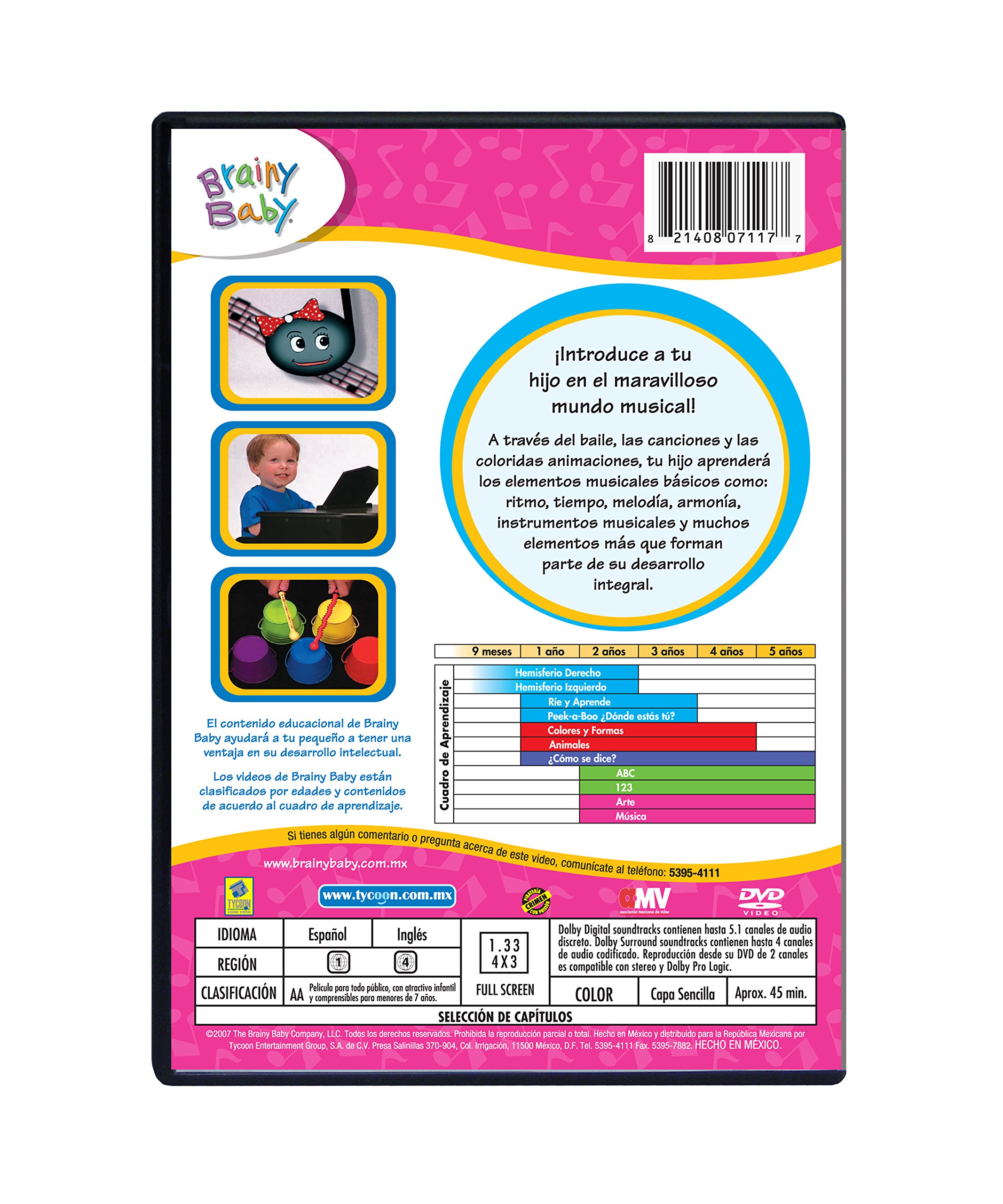 その他 Brainy Baby - Spanish / Children [DVD] [Import] Brainy Baby Spanish DVD [2006] Ages 1-5yrs | eBay