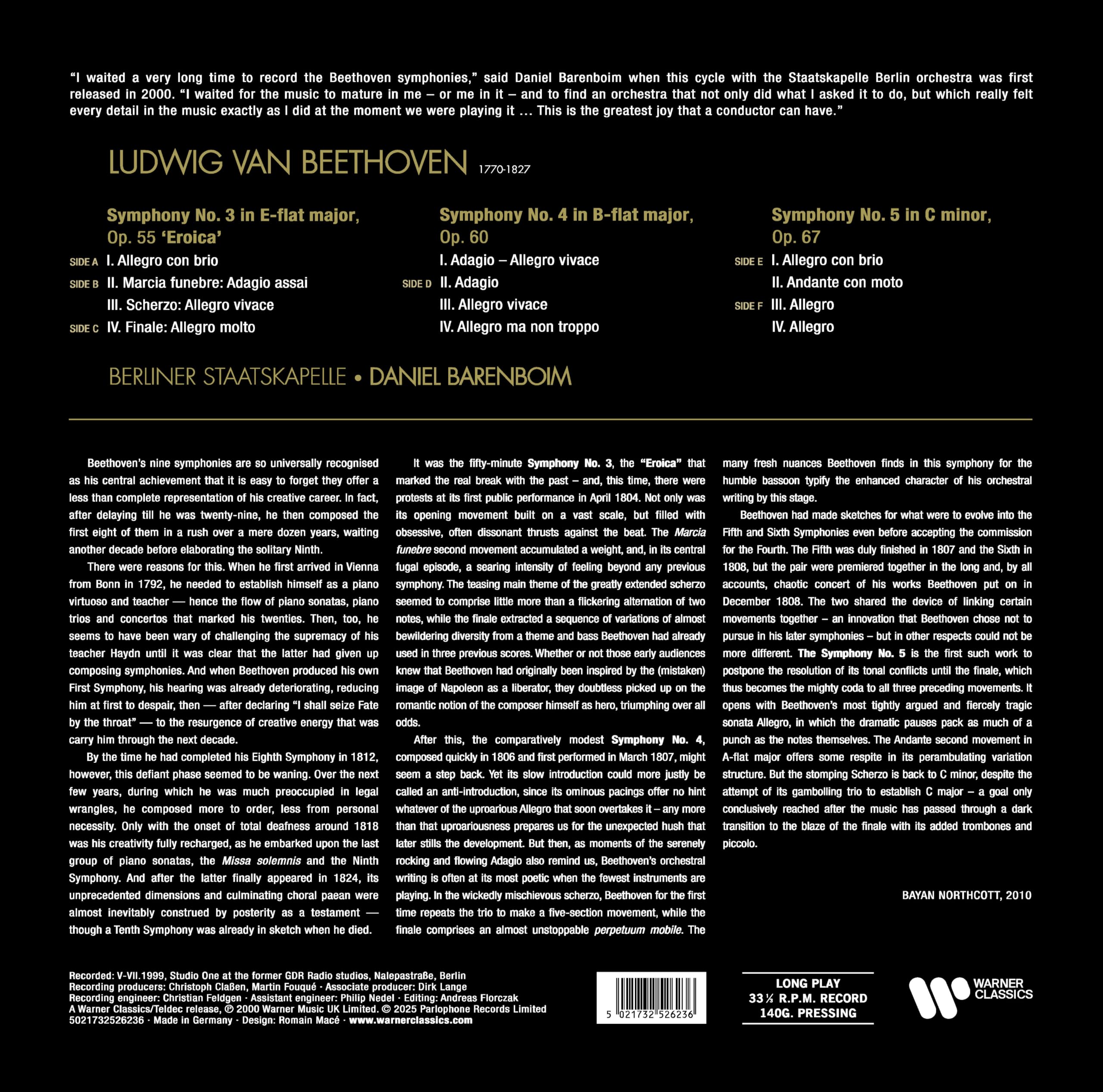 Symphonies 3, 4 & 5