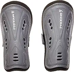 PROGNE SPORTS Fraldinha Caneleira con Tornozeleira para Futebol 2 Peças, Meninos e Meninas