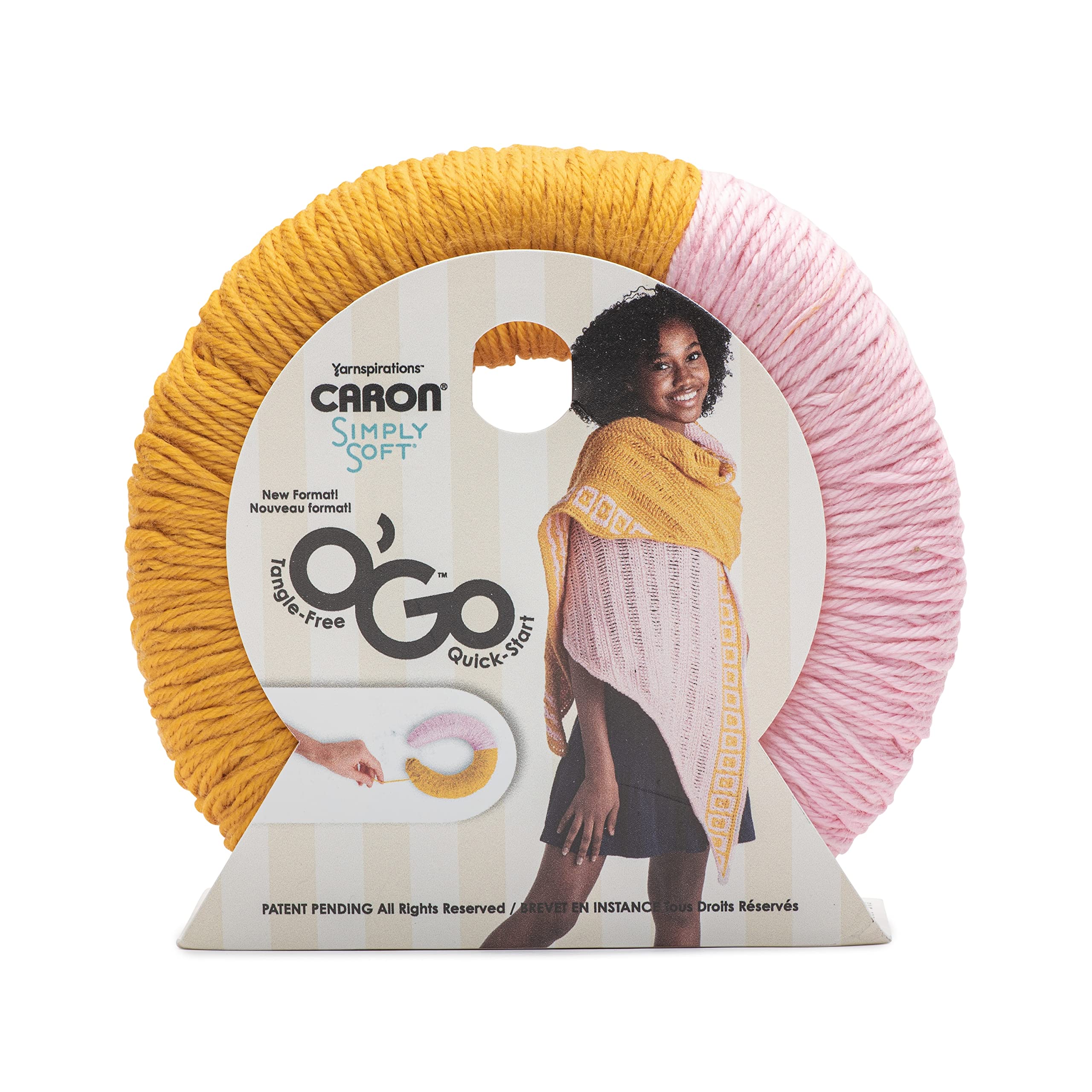 CaronSimply Soft O'Go 141g - Soft Pink - Gold