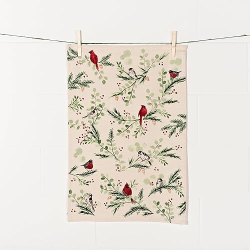 Miniatura 3 de Now Designs Toalla de cocina estampada Forest Birds, 18 x 28 pulgadas