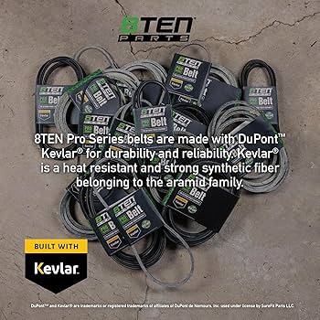 8TEN Belt with Kevlar for Exmark Lazer Z HP Toro Z Master 7500-G