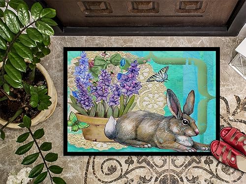 Miniatura 137 de Caroline's Treasures PJC1117JMAT - Felpudo para puerta delantera de 24 x 36 pulgadas, tapete antideslizante lavable de pelo bajo, 24 x 36 pulgadas