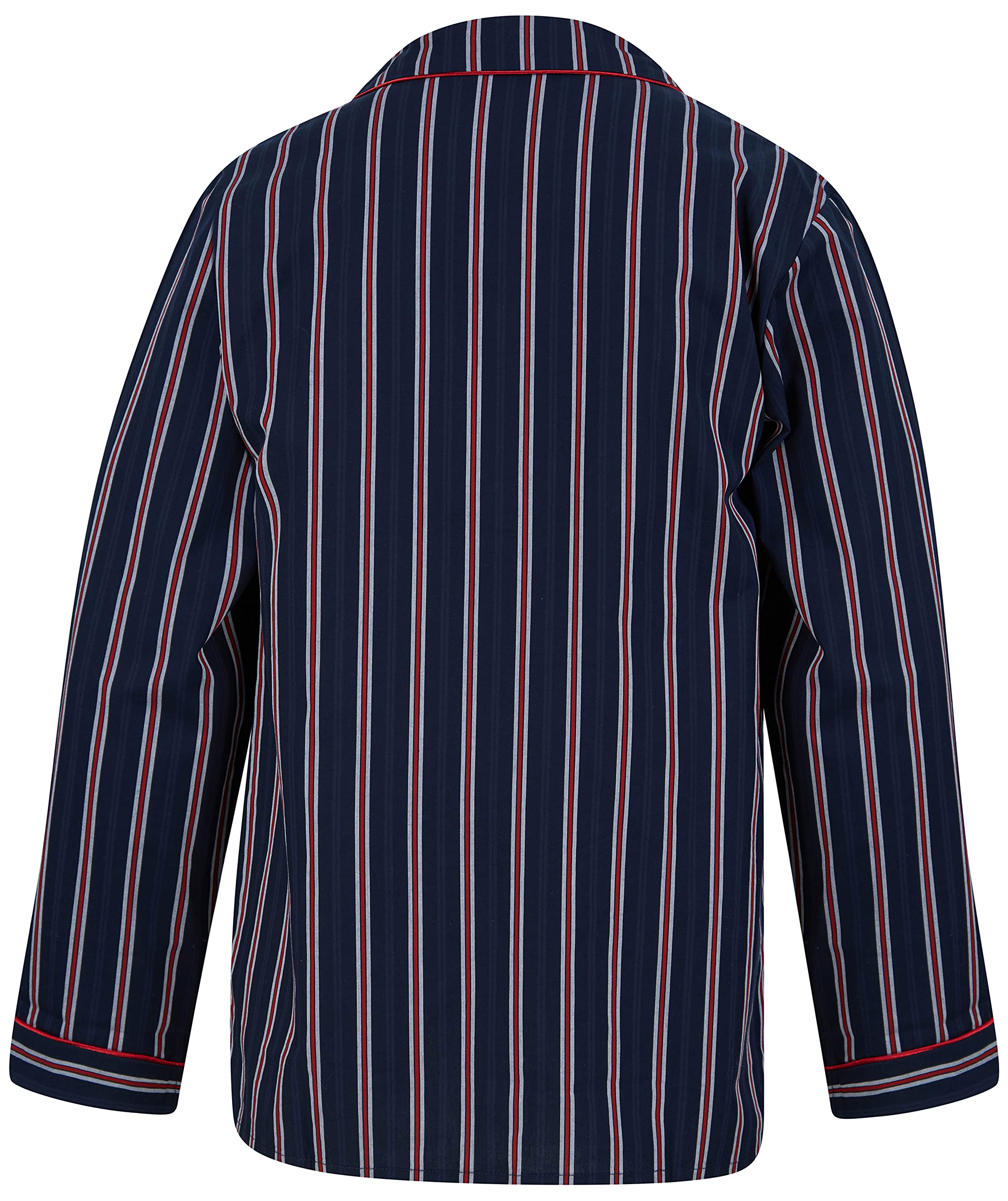 Herren Pyjama aus gewebtem Streifen mit 100% Baumwolle