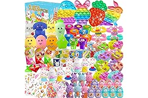 163PCS Easter Toys for Party Favors, Easter Basket Stuffers, Easter Gifts for...