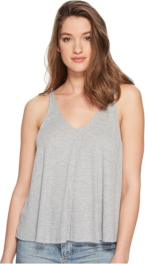 Solid ribbed tank top Clearance