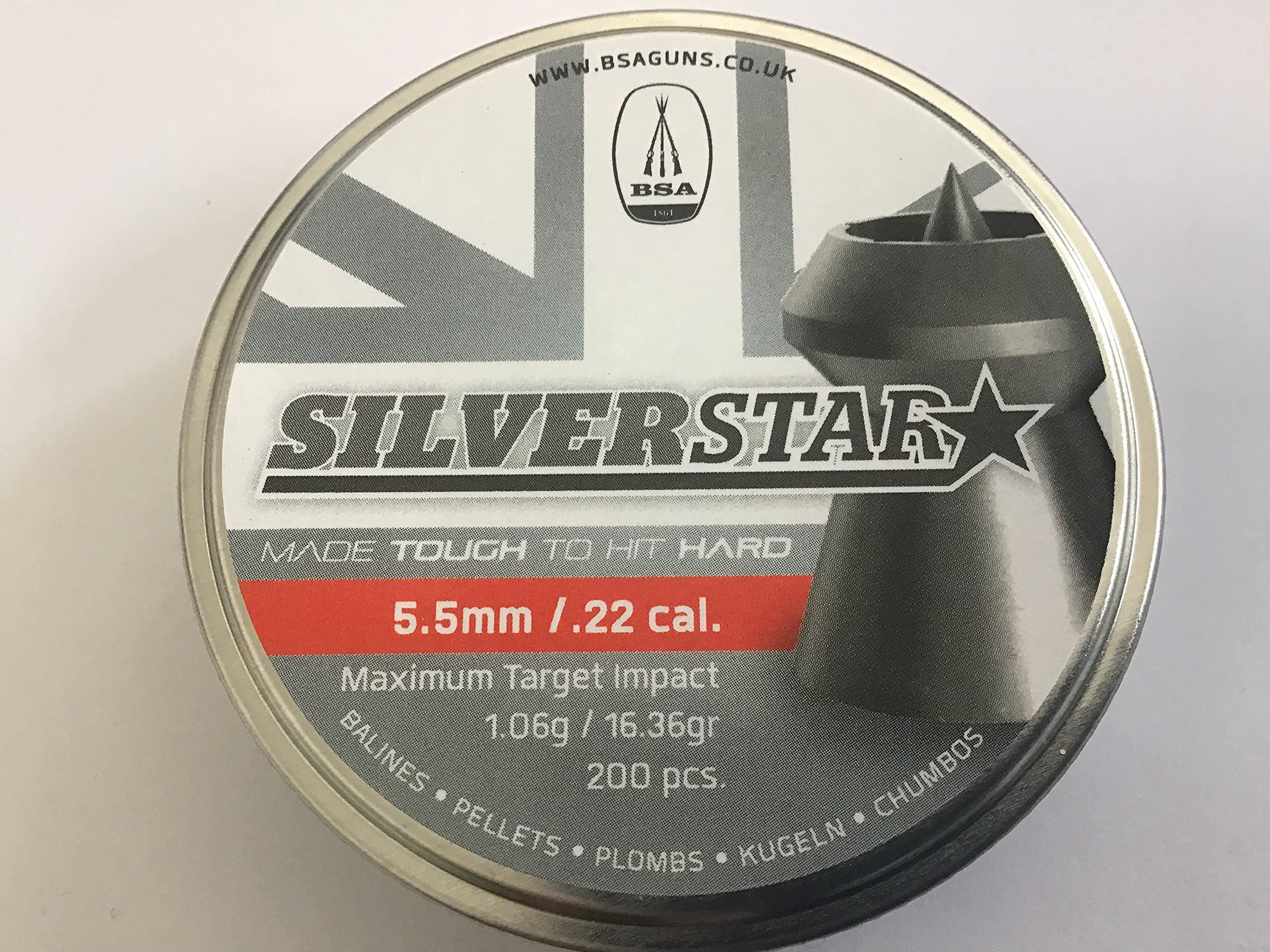 iHunter SilverStar by BSA .22/5.5mm (200ct) L582