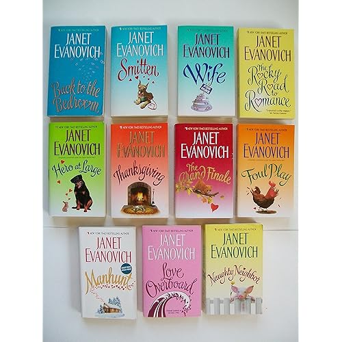 Janet Evanovich (Set of 11) Back to Bedroom; Smitten; Wife for Hire; Rocky Road to Romance; Thanksgiving...