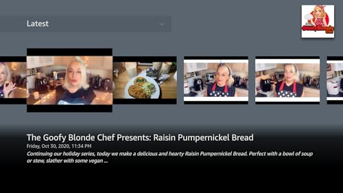The Goofy Blonde Chef Channel