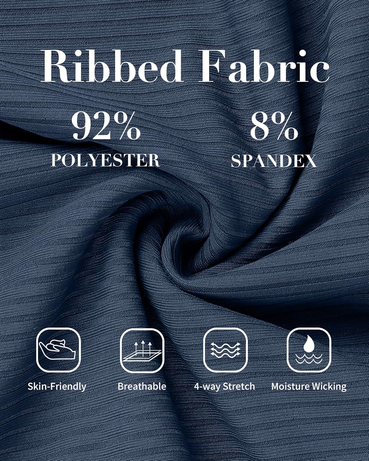 Charmo Ruffle Ribbed Maternity Swimsuit One Piece High Waisted Pregnancy Bathing Suits Push Up Swimwear - Image 5